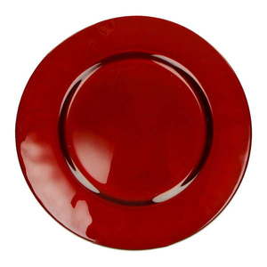 Červený sklenený tanier Brandani Sottopiatto, ⌀ 32 cm vyobraziť