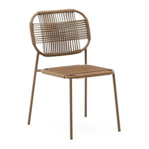 Hnedá kovová záhradná stolička Talaier – Kave Home vyobraziť