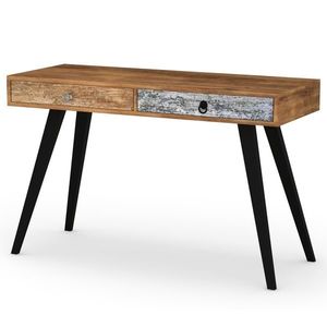 Sconto Písací stôl MIZU dub wotan/viacfarebná vyobraziť