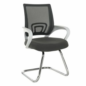 KONDELA Sanaz Typ 3 konferenčná stolička sivá / biela vyobraziť