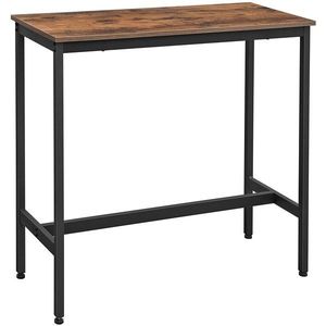 Barový stôl Vasagle Amy hnedá/čierna vyobraziť
