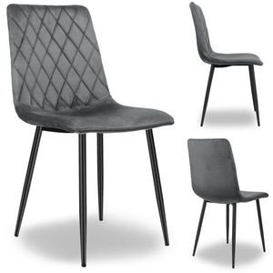 Čalúnená designová stolička ForChair II grafitová vyobraziť