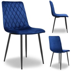 Čalúnená designová stolička ForChair II modrá vyobraziť