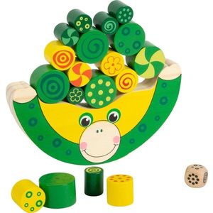 Dřevěná motorická hra KVAK zeleno-žlutá vyobraziť