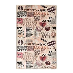 Koberec Coffee 80x200 cm béžový/ružový vyobraziť