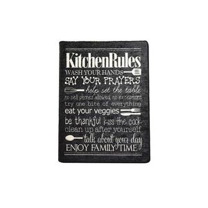 Koberec Kitchen 80x150 cm čierny vyobraziť