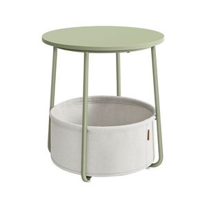 Odkládací stolek Vasagle Moris zelený/béžový vyobraziť