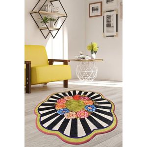 Okrúhly koberec Loan 140 cm viacfarebný vyobraziť
