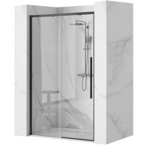 Sprchové dvere SOLAR BLACK MAT 120 cm vyobraziť