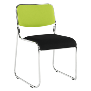 Zasadacia stolička, zelená/čierna sieťovina, BULUT vyobraziť
