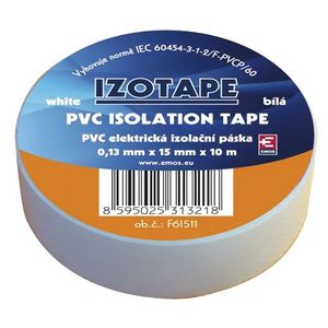 Páska izolačná PVC 15/10m biela EMOS vyobraziť