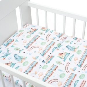 2-dielné posteľné obliečky New Baby 100/135 cm vláčik vyobraziť