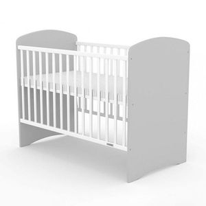 Detská postieľka New Baby LEO bielo-sivá vyobraziť