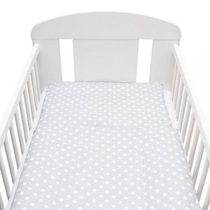 2-dielne posteľné obliečky New Baby 90/120 cm Bodka sivo-biele vyobraziť