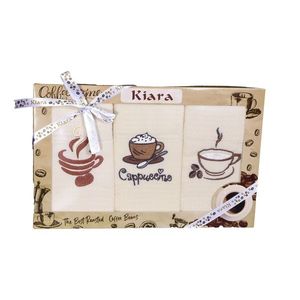 Bavlnené utierky Darčekové balenie, Cappuccino, súprava 3 ks, 50 x 70 cm vyobraziť