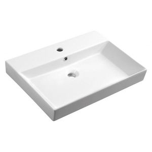 SAPHO - KARE 70 keramické umývadlo nábytkové 70x46cm, biela 17070 vyobraziť