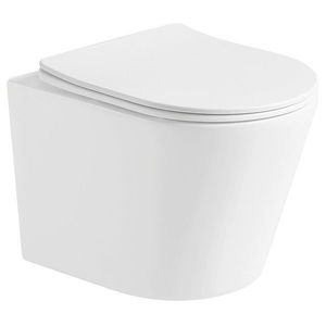 MEXEN - Rico Závesná WC misa vrátane sedátka s pomalým tenkom, duroplast, biela mat 30724001 vyobraziť