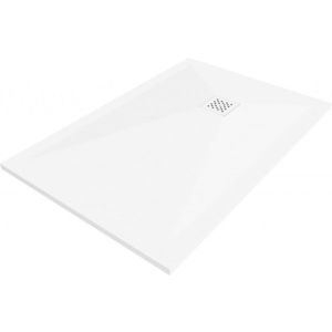 MEXEN/S - Stone+ obdĺžniková sprchová vanička 140 x 100, biela, mriežka biela 44101014-W vyobraziť