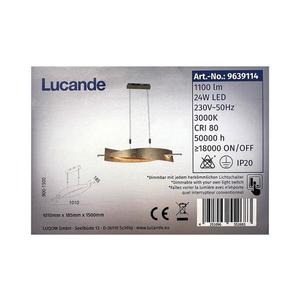 Lucande Lucande - LED Stmievateľný luster na lanku MARIJA LED/24W/230V vyobraziť
