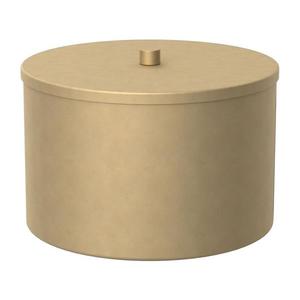 Úložná kovová krabica 12x17, 5 cm zlatá vyobraziť