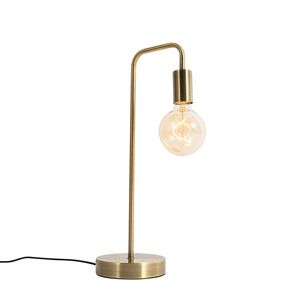 Moderná stolová lampa bronzová - Facil vyobraziť