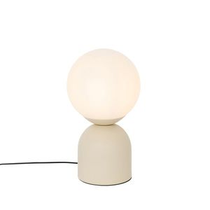 Hotelová elegantná stolná lampa béžová s opálovým sklom - Pallon Trend vyobraziť