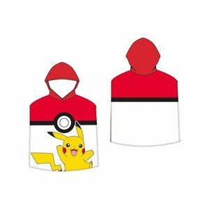 Detské pončo Pokémon Pokéball a Pikachu, 50 x 115 cm vyobraziť