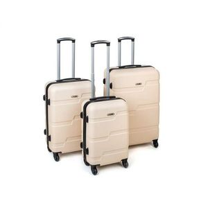 Pretty UP 3-dielna sada cestovných kufrov ABS25, slonovinová vyobraziť