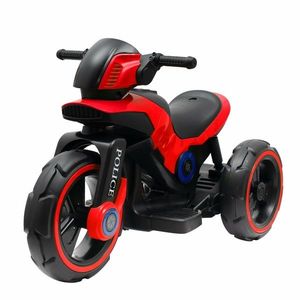 Baby Mix Detská elektrická motorka Police červená, 100 x 50 x 61 cm vyobraziť