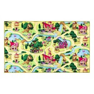 Vopi Detský koberec Rozprávková dedinka, 80 x 120 cm, 80 x 120 cm vyobraziť