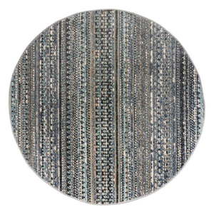 Modrý okrúhly koberec 140x140 cm Camino – Flair Rugs vyobraziť