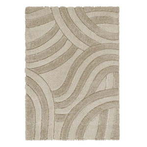 Béžový ručne tkaný koberec z recyklovaných vlákien 120x170 cm Velvet – Flair Rugs vyobraziť