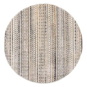 Béžový okrúhly koberec 160x160 cm Camino – Flair Rugs vyobraziť