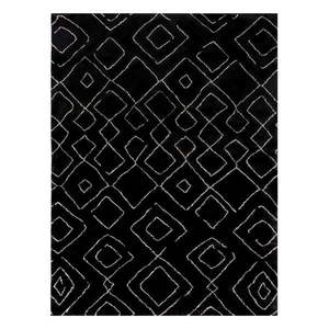 Čierny umývateľný koberec 120x170 cm Imran – Flair Rugs vyobraziť