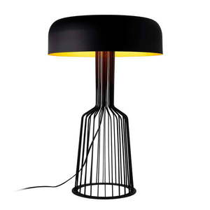 Čierna stolová lampa s kovovým tienidlom (výška 57 cm) Fellini – Opviq lights vyobraziť