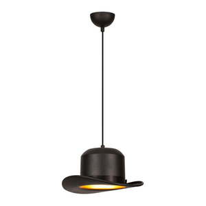 Čierne závesné svietidlo s kovovým tienidlom ø 30 cm Sivani – Opviq lights vyobraziť