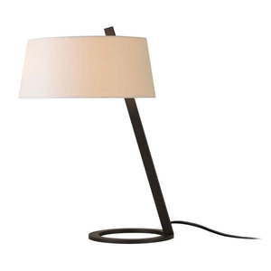 Bielo-čierna stolová lampa (výška 55 cm) Salihini – Opviq lights vyobraziť