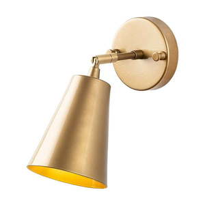 Nástenné svietidlo v zlatej farbe ø 10 cm Evander – Opviq lights vyobraziť