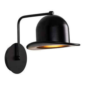 Čierne nástenné svietidlo ø 19 cm Fötr Sivani – Opviq lights vyobraziť