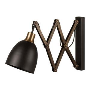 Nástenné svietidlo v čiernej a bronzovej farbe ø 16 cm Sivani – Opviq lights vyobraziť