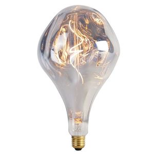 E27 stmievateľná LED lampa A165 strieborná 6W 160 lm 1800K vyobraziť
