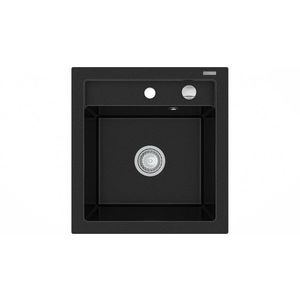 MEXEN MEXEN - Vito granitový drez 1-miska 520x490 mm, čierna 6503521000-77 vyobraziť