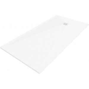MEXEN/S - Stone+ obdĺžniková sprchová vanička 200 x 100, biela, mriežka biela 44101020-W vyobraziť
