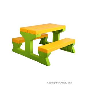 Detský záhradný nábytok - Stôl a lavičky vyobraziť