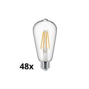 SADA 48x LED Žiarovka VINTAGE ST64 E27/7W/230V 2700K vyobraziť