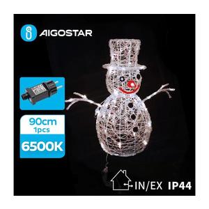 LED Vianočná vonkajšia dekorácia LED/230V IP44 snehuliak vyobraziť