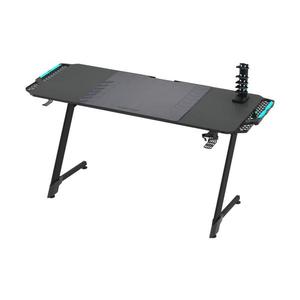 Herný stôl SNAKE s LED RGB podsvietením 156x60 cm čierna vyobraziť