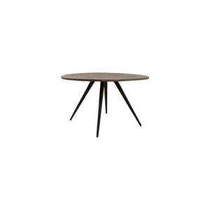 Okrúhly jedálenský stôl v čiernej a tmavohnedej farbe s doskou z akácie ø 120 cm Turi – Light & Living vyobraziť