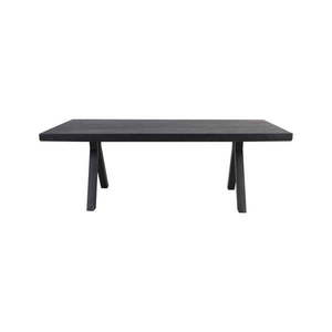 Čierny jedálenský stôl 100x220 cm Muden – Light & Living vyobraziť