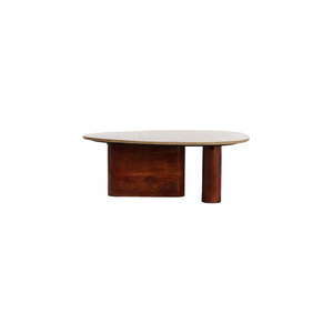 Hnedý konferenčný stolík 72x90 cm Mahelona – Light & Living vyobraziť